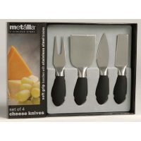 Soft Grip Handle Cheese Knives