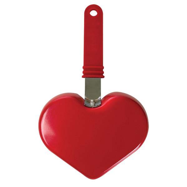 ECOLUTION 6-Inch Kitchen Extras Heart Shaped Pan Mini Red 