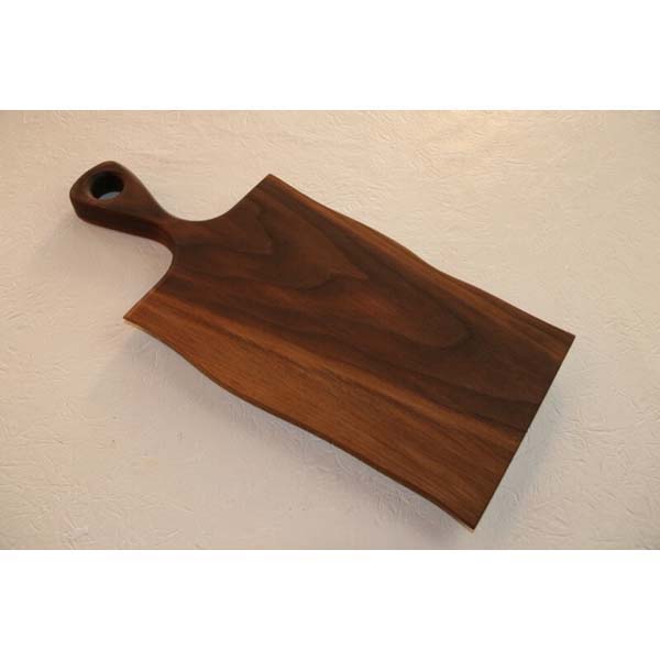 wood cutting board with handle